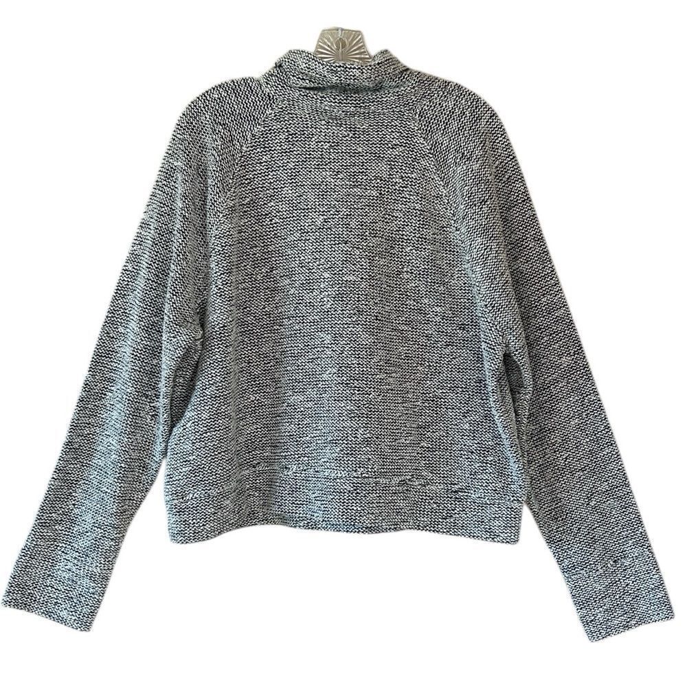 Aerie Black and White Knit Pullover Sweater - Picture 6 of 6